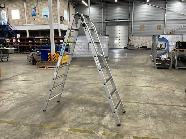 2019 zarges dubbele trap - afbeelding 1 van  3