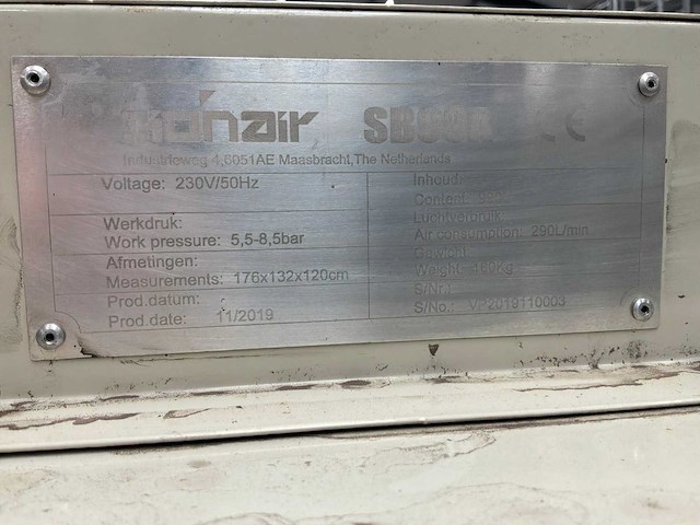 2019 zionair sb900 straalcabine - afbeelding 2 van  10
