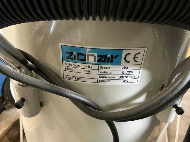 2019 zionair sk28v zandstraalketel - afbeelding 4 van  4