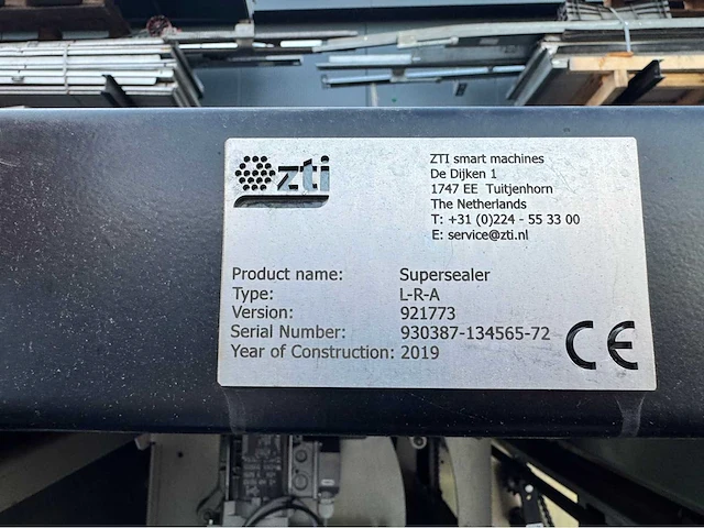 2019 zti supersealer l-r-a seal machine - afbeelding 7 van  15