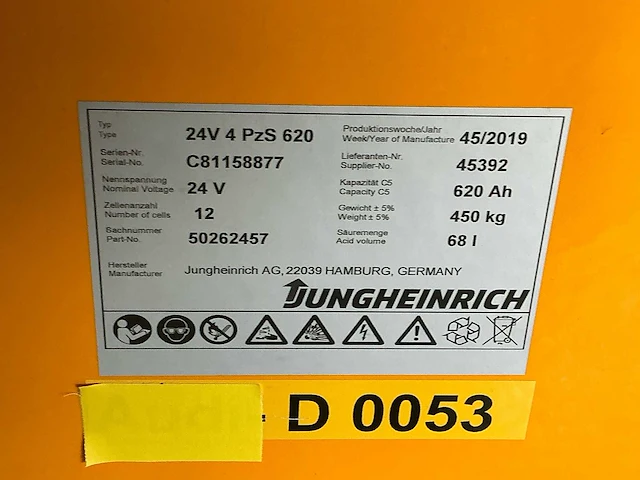 2020 - jungheinrich - ezs-350-a-ftf - takelwagen - afbeelding 6 van  14