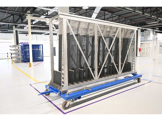 2020 - masévon - vcc- 20-delige afneembare glasbok transportwagen - trolley 7 - afbeelding 4 van  8