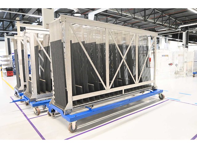 2020 - masévon - vcc- 20-delige afneembare glasbok transportwagen - trolley 9 - afbeelding 2 van  8