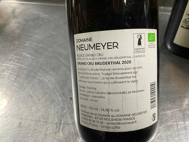 2020 - neumayaer - alsace grand cru - white wines (6x) - afbeelding 4 van  4