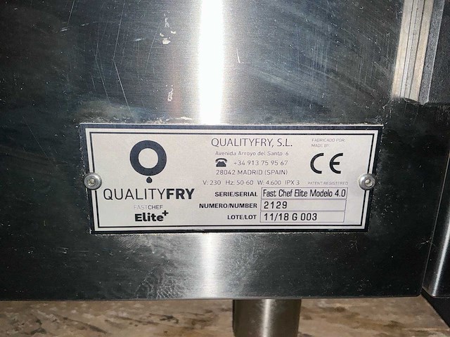 2020 - qualityfry fastchef elite fce+basic friteuse - afbeelding 6 van  6