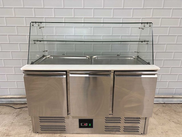 2020 - saro - s9039 - rvs - koelvitrine - afbeelding 1 van  9
