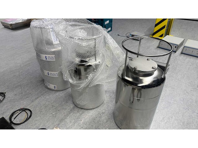 2020 - wilhelm schmidt jem 20 rvs canister - ongebruikt (3x) - afbeelding 2 van  10