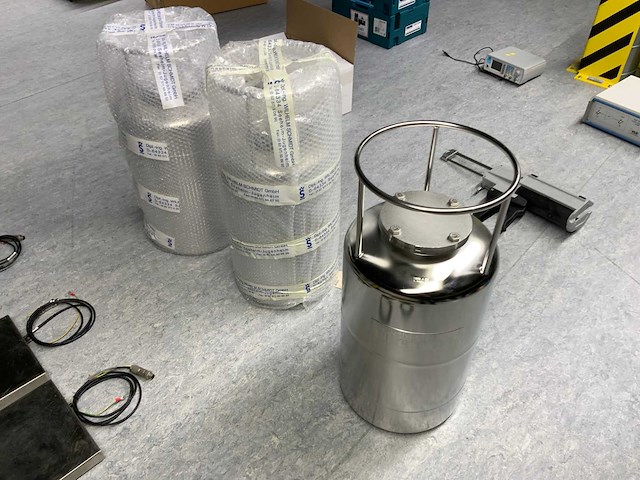 2020 - wilhelm schmidt jem 20 rvs canister - ongebruikt (3x) - afbeelding 1 van  10