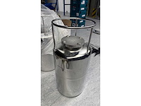 2020 - wilhelm schmidt jem 20 rvs canister - ongebruikt (3x) - afbeelding 6 van  10