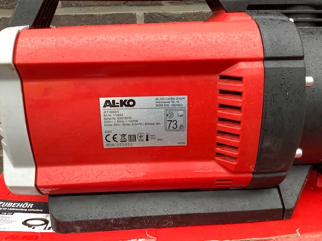 2020 al-ko jet 6000/5 premium waterpomp - afbeelding 5 van  5