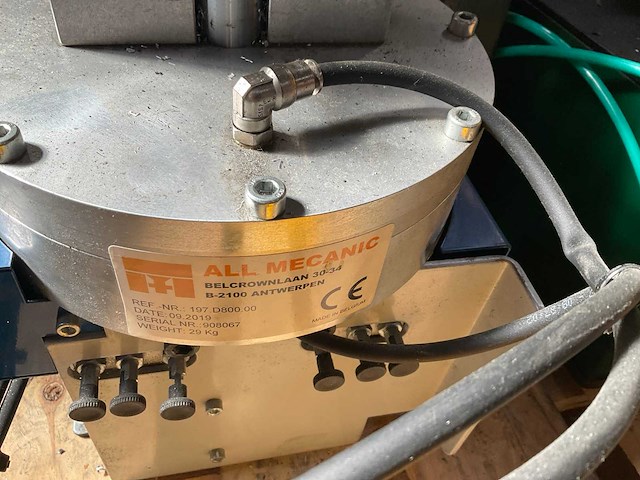 2020 all mecanic 197.f200.00 aluminium profiel ponsinstallatie met tooling - afbeelding 20 van  32