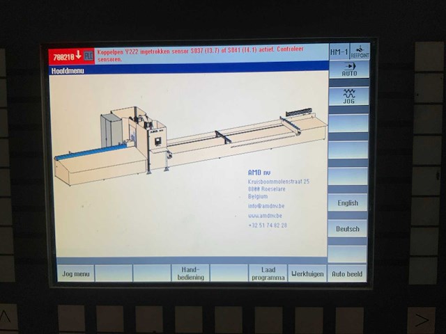 2020 a.m.d. hm 120 dd cnc balkhoutbewerkingsmachine - afbeelding 10 van  24