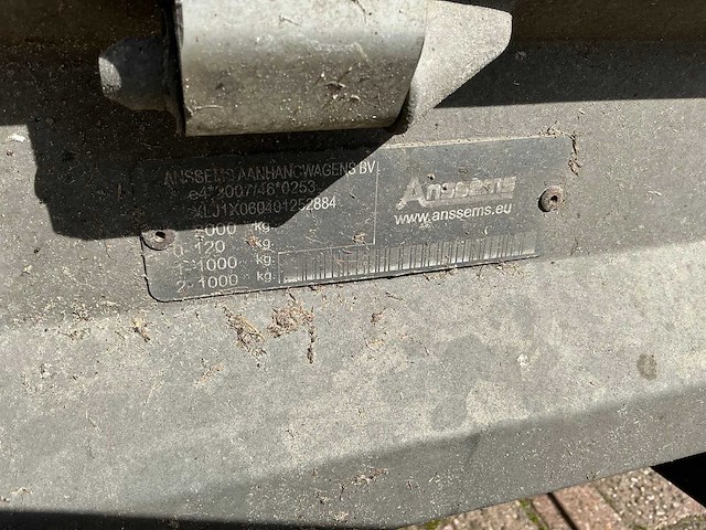 2020 anssems aanhangwagen - afbeelding 8 van  12