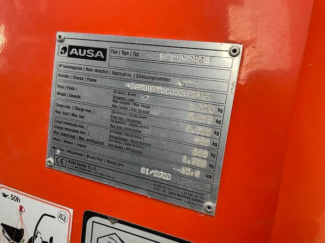 2020 ausa d 120 aha dumper - afbeelding 10 van  18