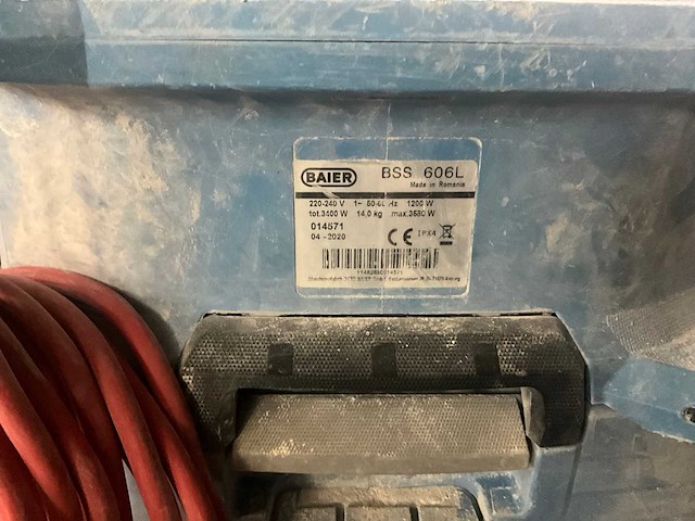 2020 baier bss 606l industriële stofzuiger - afbeelding 4 van  5
