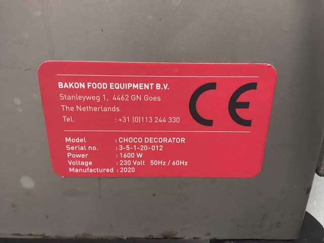 2020 balkon choco decorator, rvs - afbeelding 5 van  5