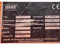 2020 bauer kth 2,5 ‘s’ heftruck hijsjib / hijsarm - afbeelding 2 van  10