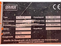 2020 bauer kth 2,5 ‘s’ heftruck hijsjib / hijsarm - afbeelding 3 van  10
