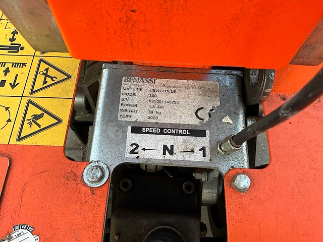 2020 benassi turf cutter l300 graszodensnijder - afbeelding 7 van  8