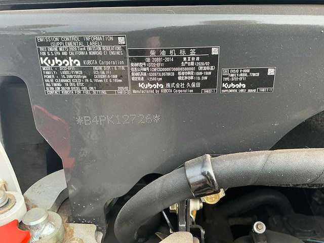 2020 bobcat e19 long arm minigraafmachine - afbeelding 6 van  35