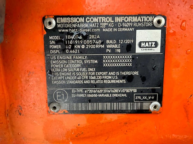 2020 bomag bpr 60/65 d/e trilplaat - afbeelding 3 van  12