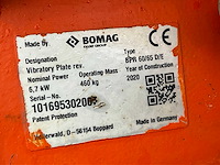2020 bomag bpr 60/65 d/e trilplaat - afbeelding 10 van  12