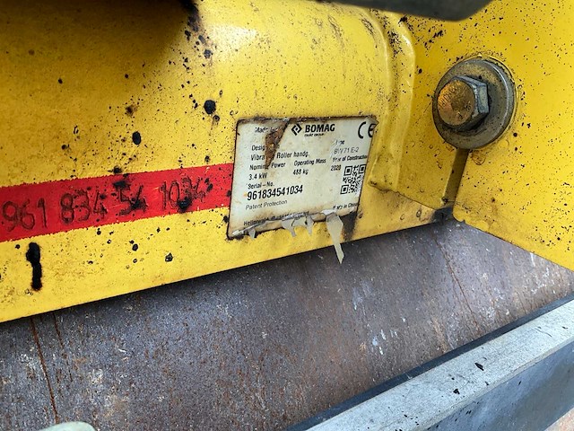 2020 bomag bw71e-2 trilwals - afbeelding 7 van  15