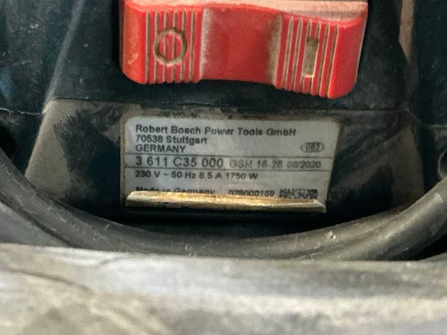 2020 bosch gsh 16-28 e breekhamer 18kg hex-28 - afbeelding 3 van  6