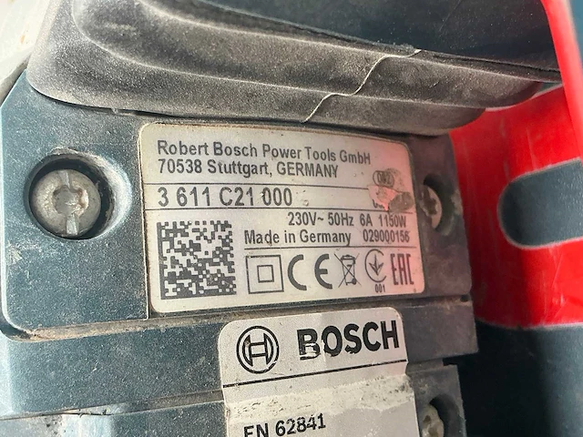 2020 bosch gsh 5 ce breekhamer 6kg sds-max - afbeelding 4 van  5