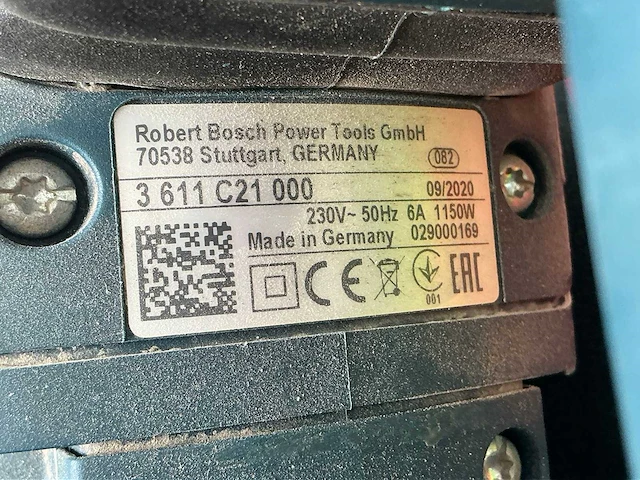 2020 bosch gsh 5 ce breekhamer 6kg sds-max - afbeelding 4 van  5
