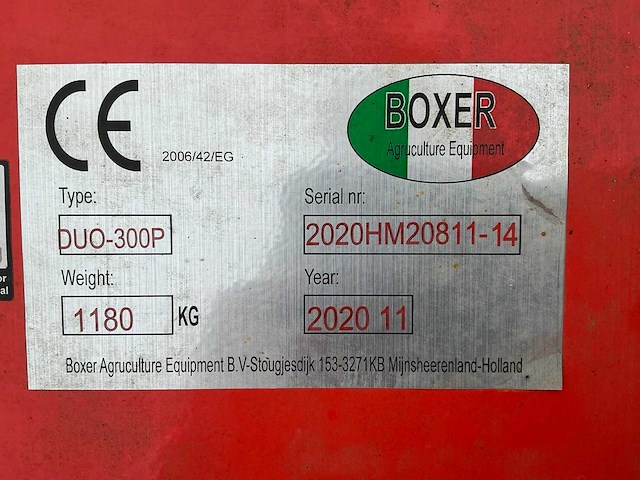 2020 boxer duo-300p klepelmaaier - afbeelding 6 van  16