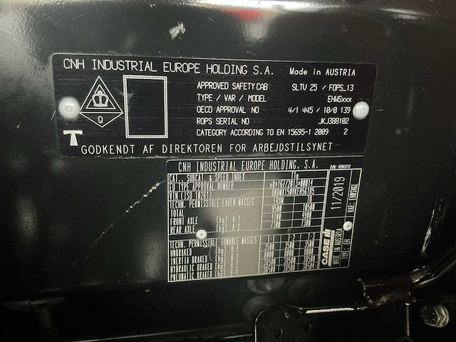 2020 case ih maxxum 150 cvx vierwielaangedreven landbouwtractor 40km/h - afbeelding 59 van  60