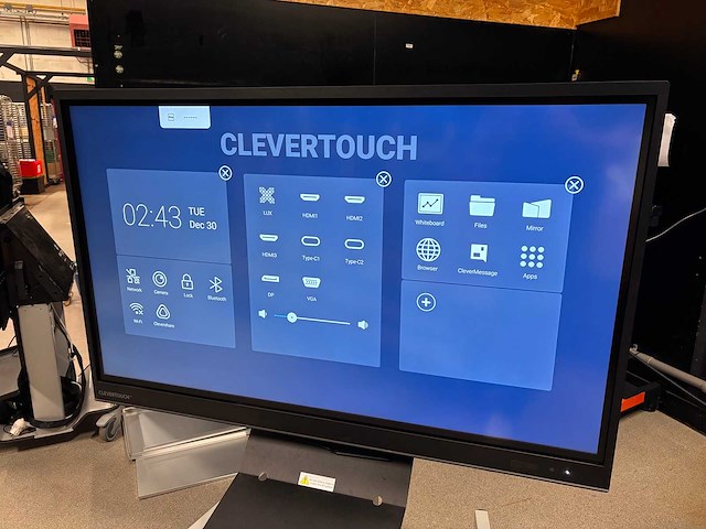 2020 clevertouch impact plus interactive touchscreen 55” - afbeelding 6 van  8