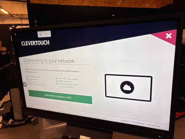 2020 clevertouch impact plus interactive touchscreen 55” - afbeelding 5 van  8