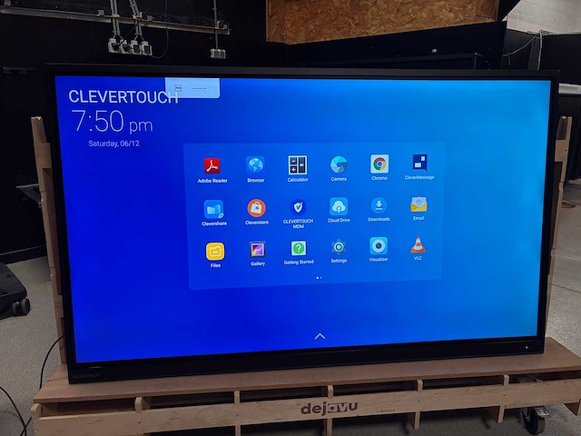 2020 clevertouch impact plus interactive touchscreen 86” - afbeelding 1 van  6