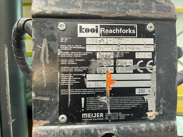 2020 combilift c4000 et zijlader - afbeelding 9 van  20