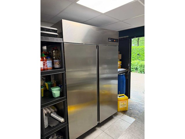 2020 coreco cgr-1002-spf 2-deurs rvs koelkast - afbeelding 2 van  5