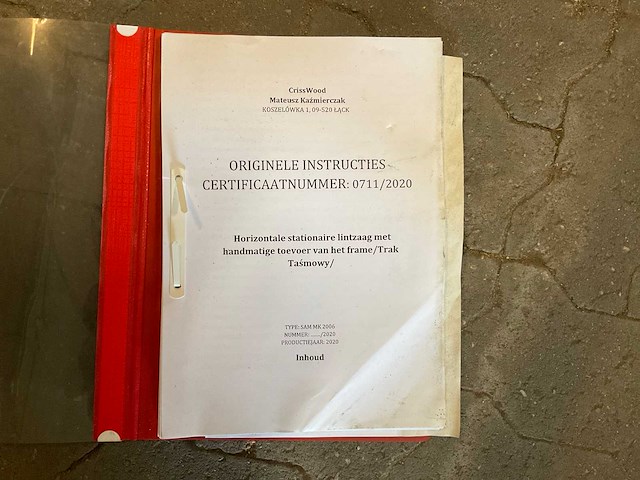 2020 crisswood sam mk 2006 horizontale stationaire lintzaagmachine voor hout - afbeelding 7 van  9