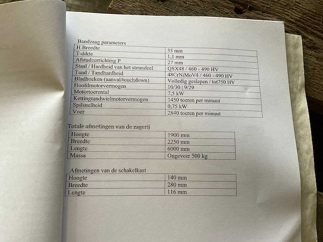 2020 crisswood sam mk 2006 horizontale stationaire lintzaagmachine voor hout - afbeelding 9 van  9