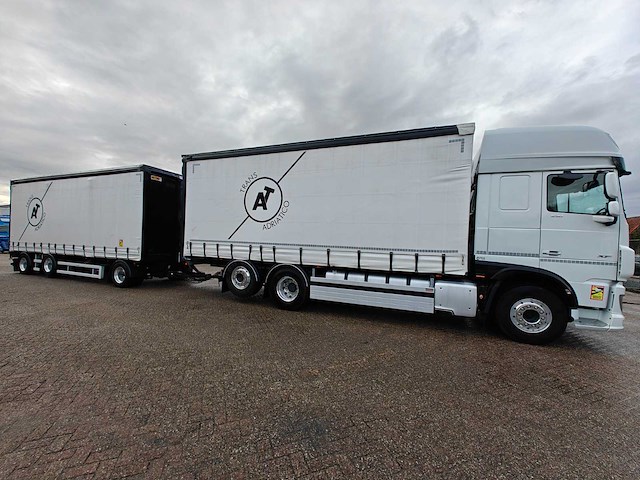 2020 daf xf 530 fan vrachtwagen met renders 3-assige aanhangwagen - afbeelding 21 van  36