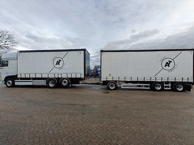 2020 daf xf 530 fan vrachtwagen met renders 3-assige aanhangwagen - afbeelding 32 van  36