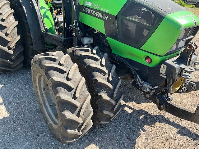 2020 deutz-fahr agroplus 70f keyline vierwielaangedreven landbouwtractor - afbeelding 3 van  18