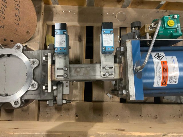 2020 dezurik cf8m pneumatische vlinderklep - afbeelding 3 van  6