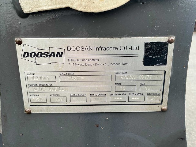2020 doosan dl220-5 wiellader - afbeelding 28 van  56