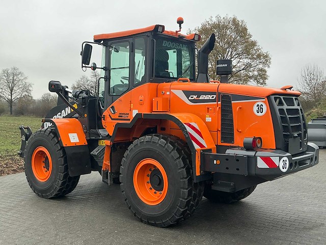 2020 doosan dl220-5 wiellader - afbeelding 55 van  56