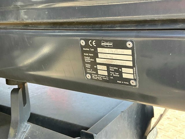 2020 doosan dx170w banden graafmachine - afbeelding 9 van  17