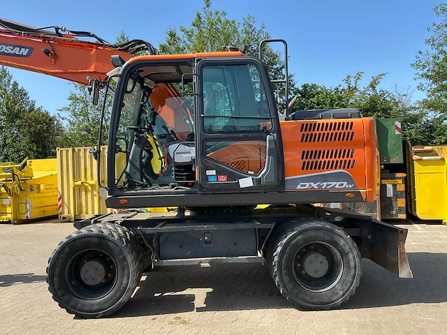2020 doosan dx170w banden graafmachine - afbeelding 15 van  17