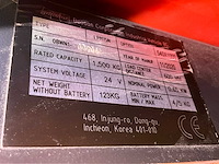 2020 doosan lpm15n elektrische palletwagen - afbeelding 9 van  9