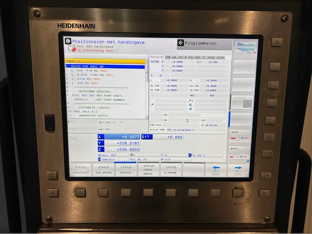 2020 doosan mynx 7500ii cnc universeel machinecentrum - afbeelding 24 van  27