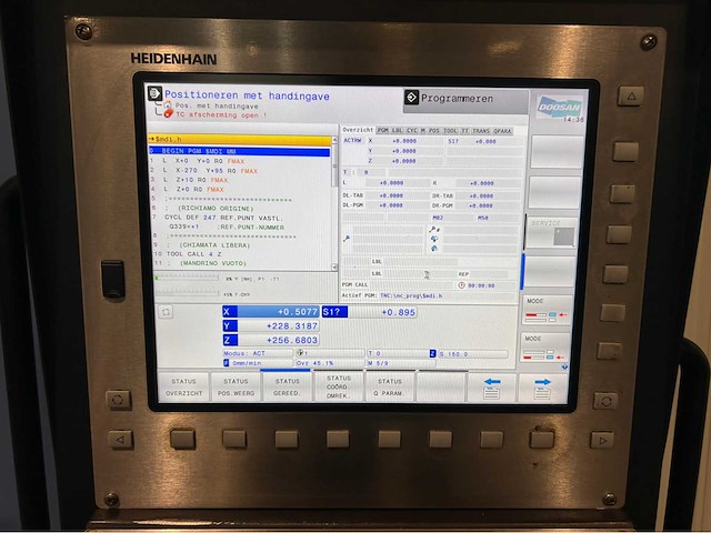 2020 doosan mynx 7500ii cnc universeel machinecentrum - afbeelding 19 van  22